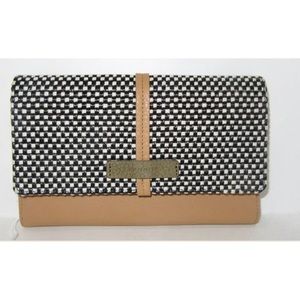 Hammitt Black and Tan Checkered Wallet